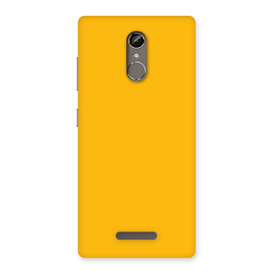 Gold Yellow Back Case for Gionee S6s