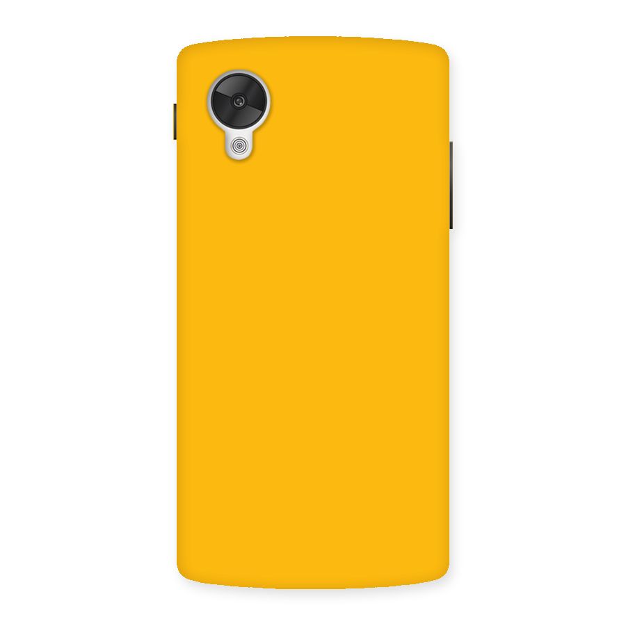 Gold Yellow Back Case for Google Nexsus 5
