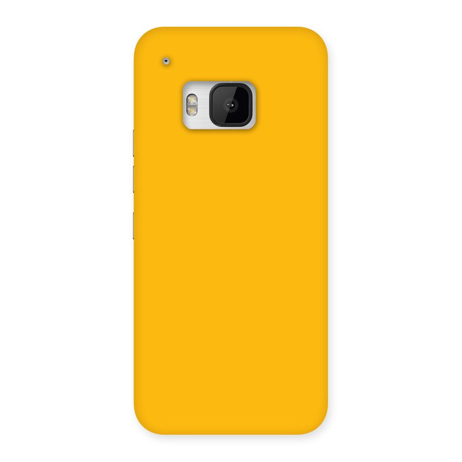 Gold Yellow Back Case for HTC One M9