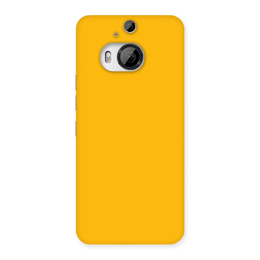 Gold Yellow Back Case for HTC One M9 Plus