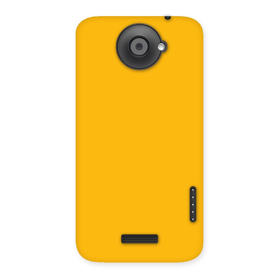 Gold Yellow Back Case for HTC One X