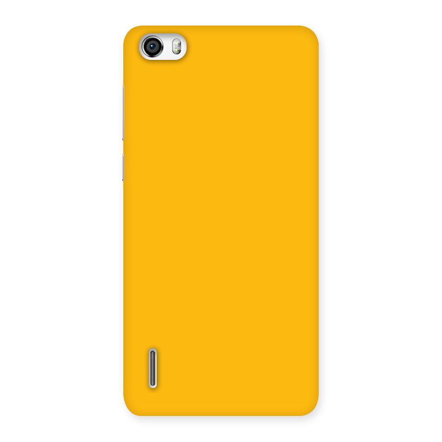 Gold Yellow Back Case for Honor 6