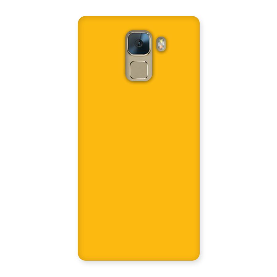 Gold Yellow Back Case for Huawei Honor 7