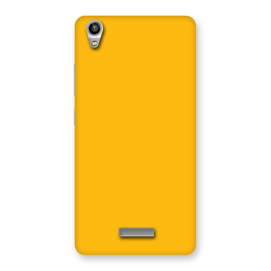 Gold Yellow Back Case for Lava-Pixel-V1