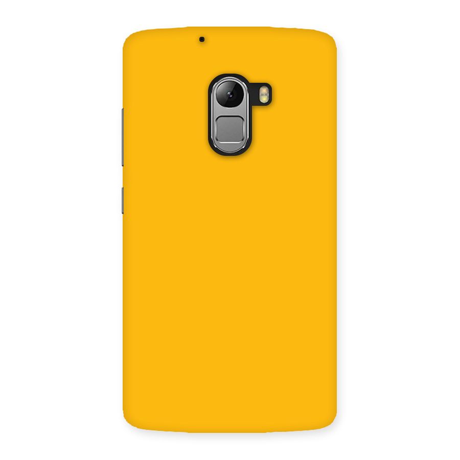 Gold Yellow Back Case for Lenovo K4 Note
