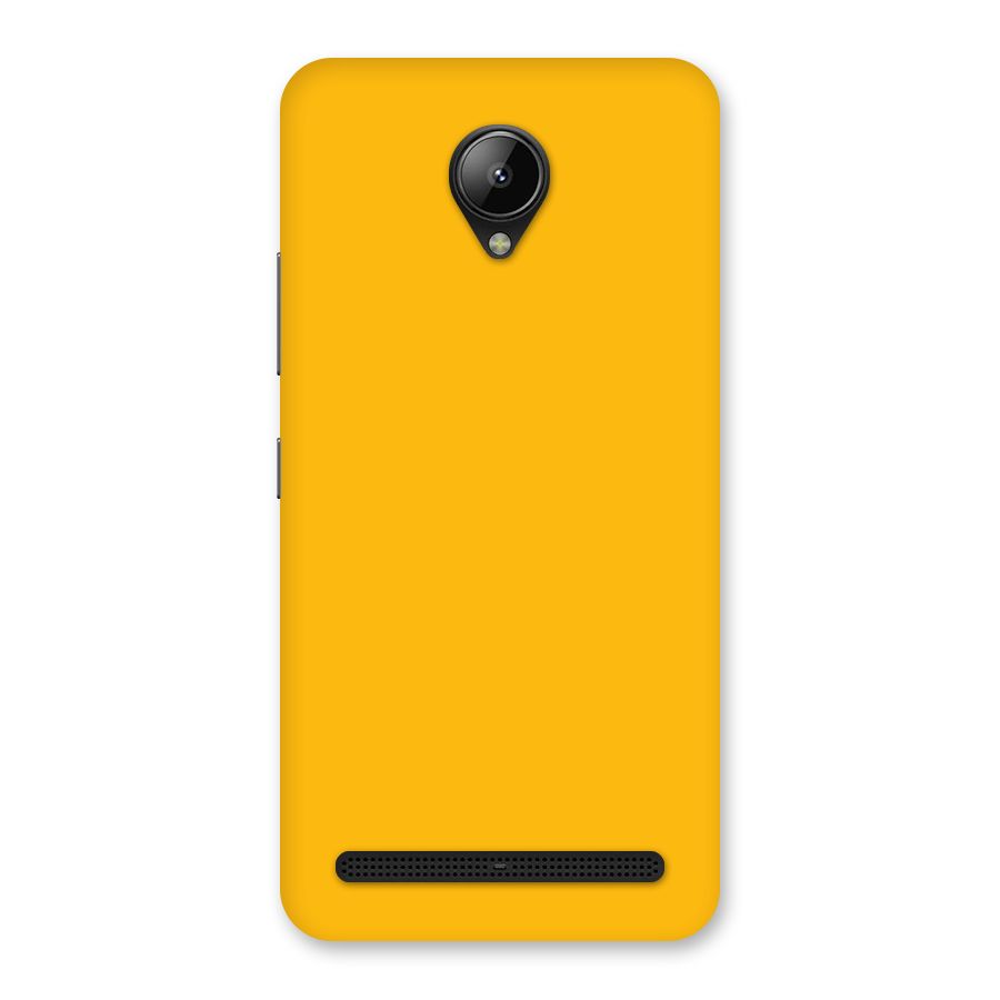 Gold Yellow Back Case for Lenovo C2
