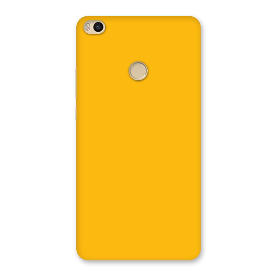 Gold Yellow Back Case for Mi Max 2