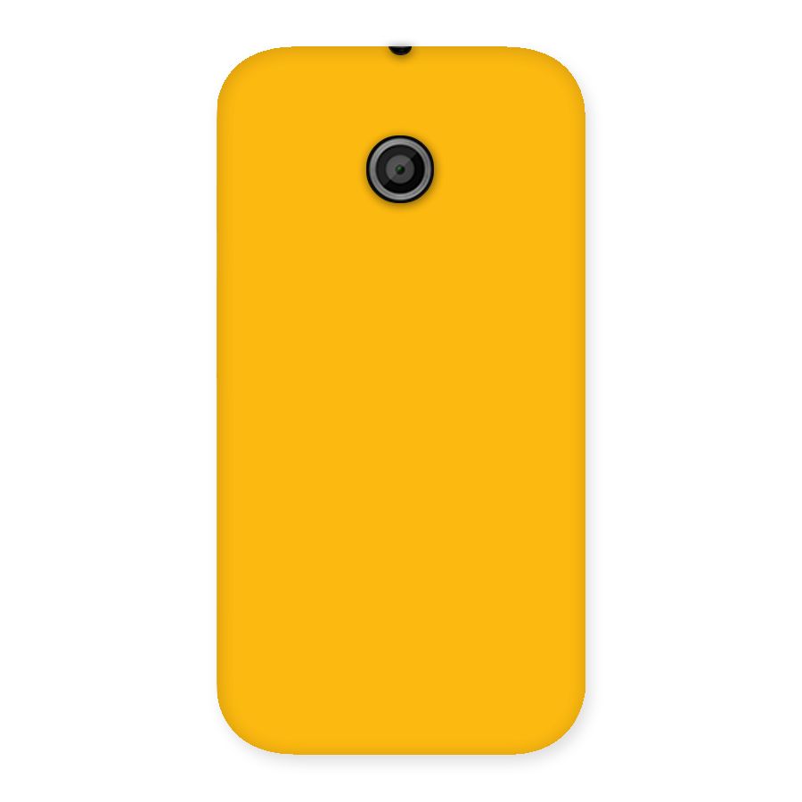 Gold Yellow Back Case for Moto E