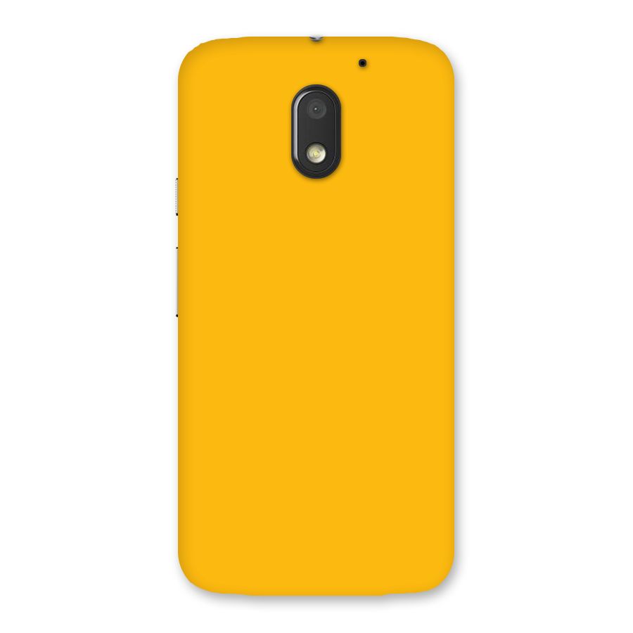 Gold Yellow Back Case for Moto E3 Power