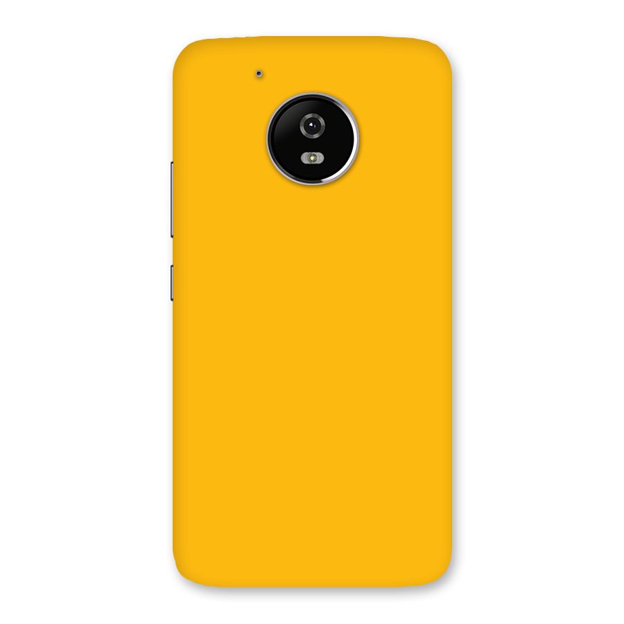 Gold Yellow Back Case for Moto G5