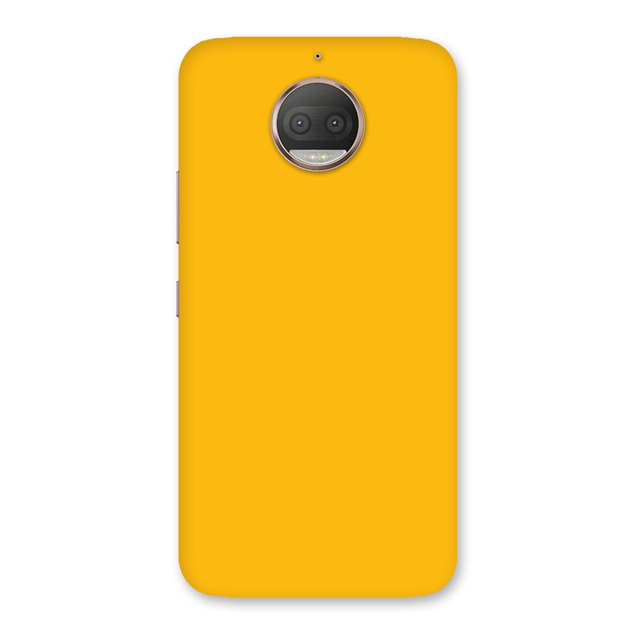 Gold Yellow Back Case for Moto G5s Plus