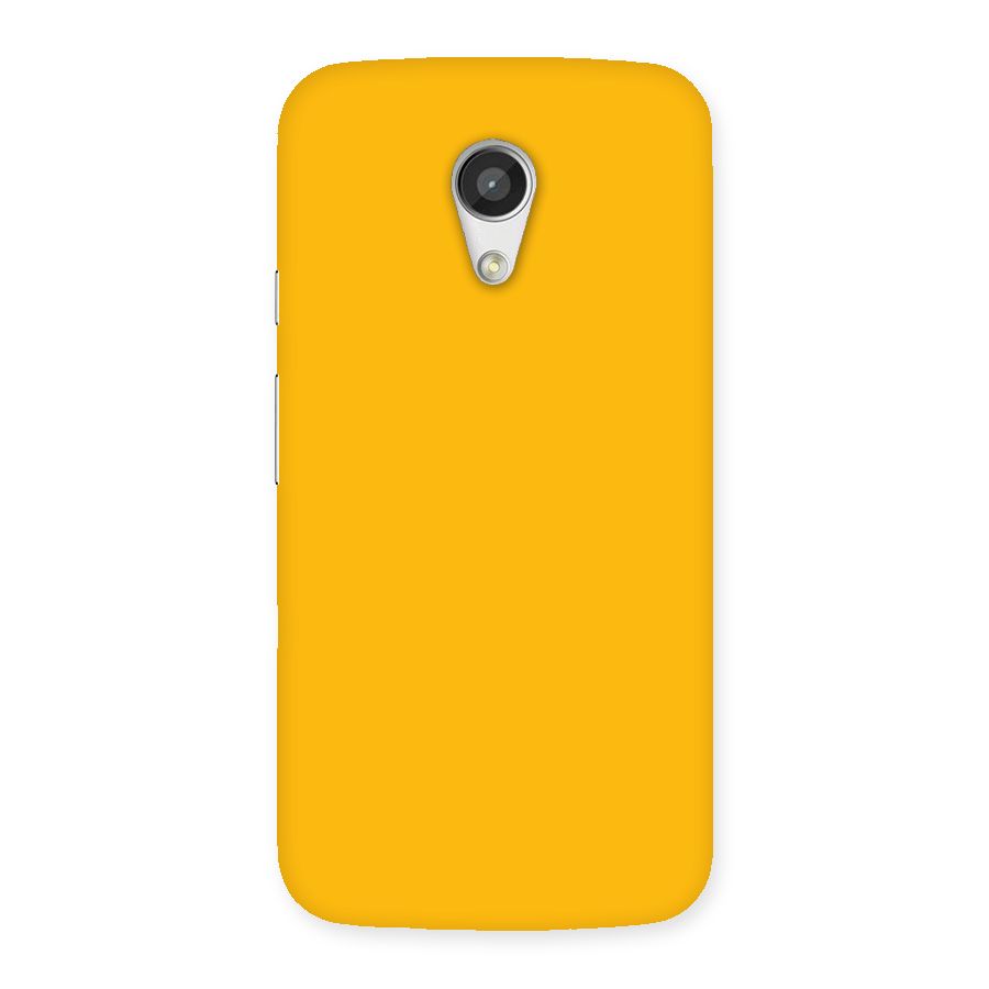 Gold Yellow Back Case for Moto G 2nd Gen