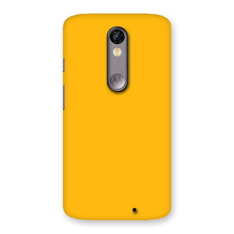 Gold Yellow Back Case for Moto X Force