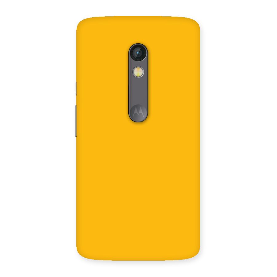 Gold Yellow Back Case for Moto X Play