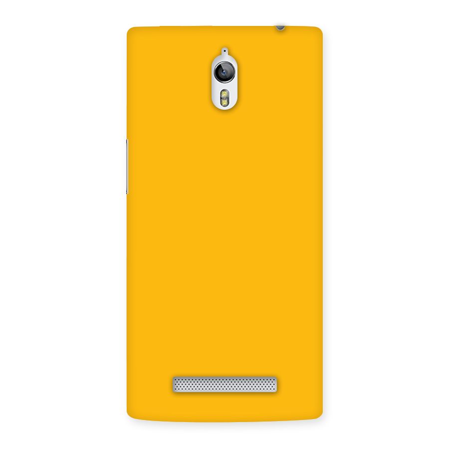 Gold Yellow Back Case for Oppo Find 7