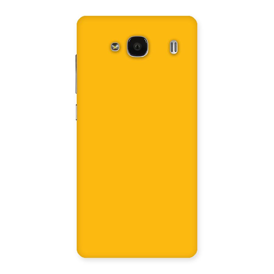 Gold Yellow Back Case for Redmi 2s