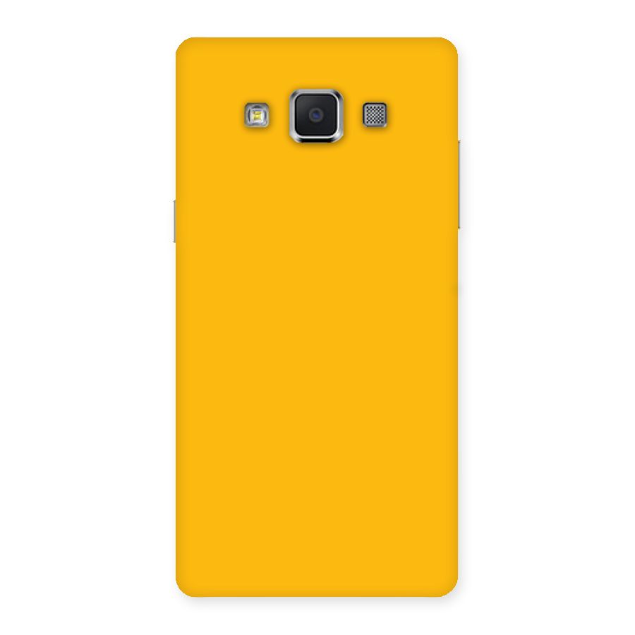 Gold Yellow Back Case for Samsung Galaxy A5