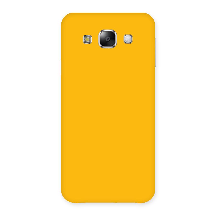 Gold Yellow Back Case for Samsung Galaxy E5