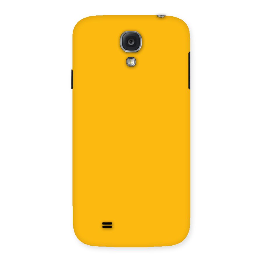 Gold Yellow Back Case for Samsung Galaxy S4