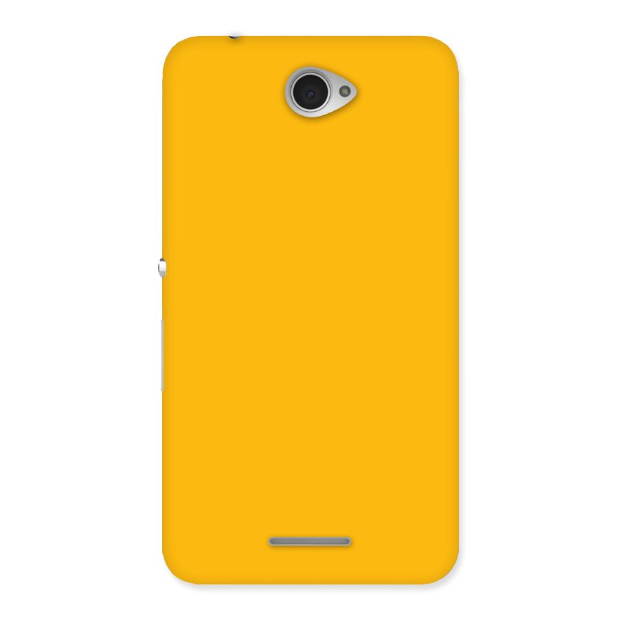 Gold Yellow Back Case for Sony Xperia E4