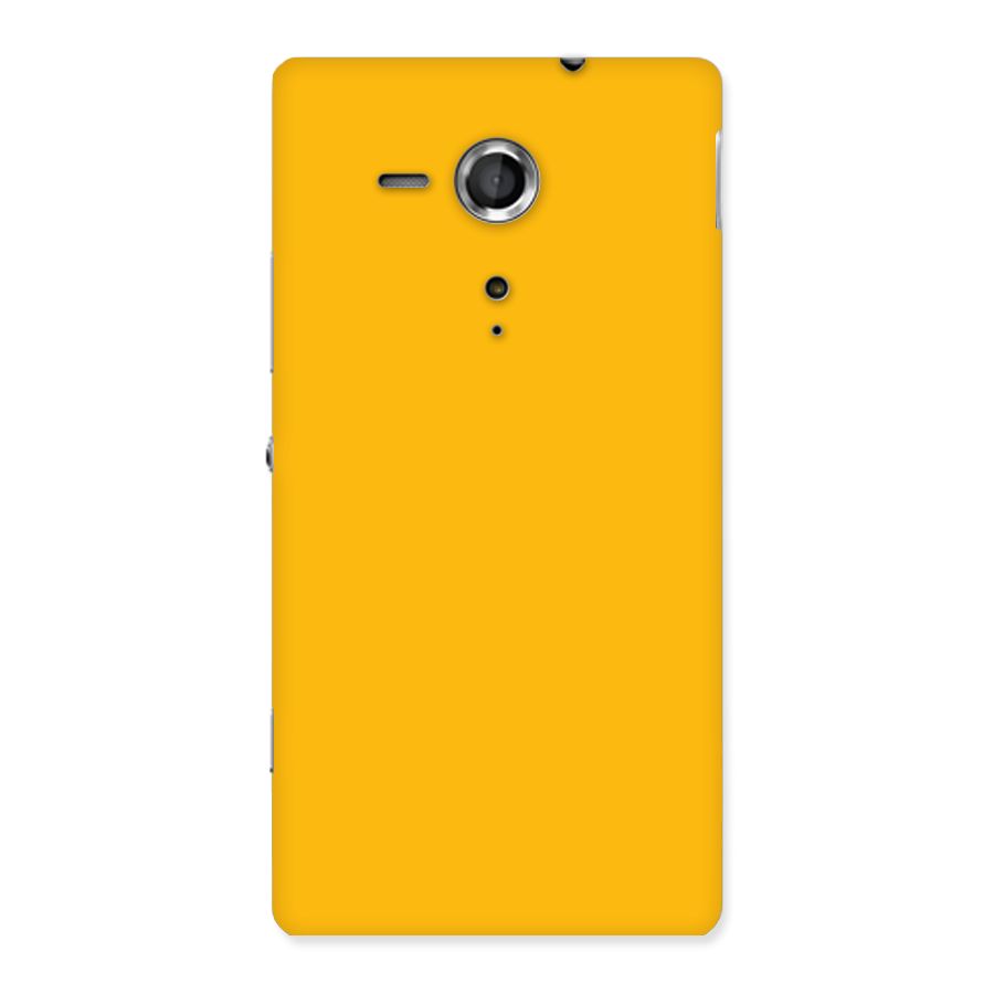 Gold Yellow Back Case for Sony Xperia SP