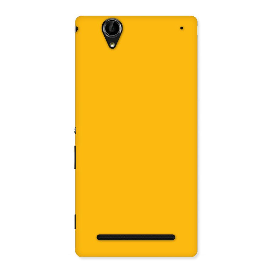 Gold Yellow Back Case for Sony Xperia T2