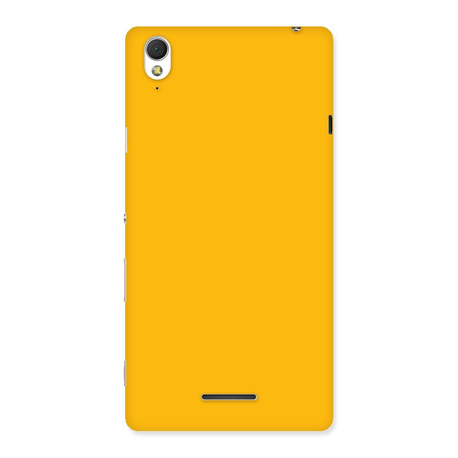 Gold Yellow Back Case for Sony Xperia T3