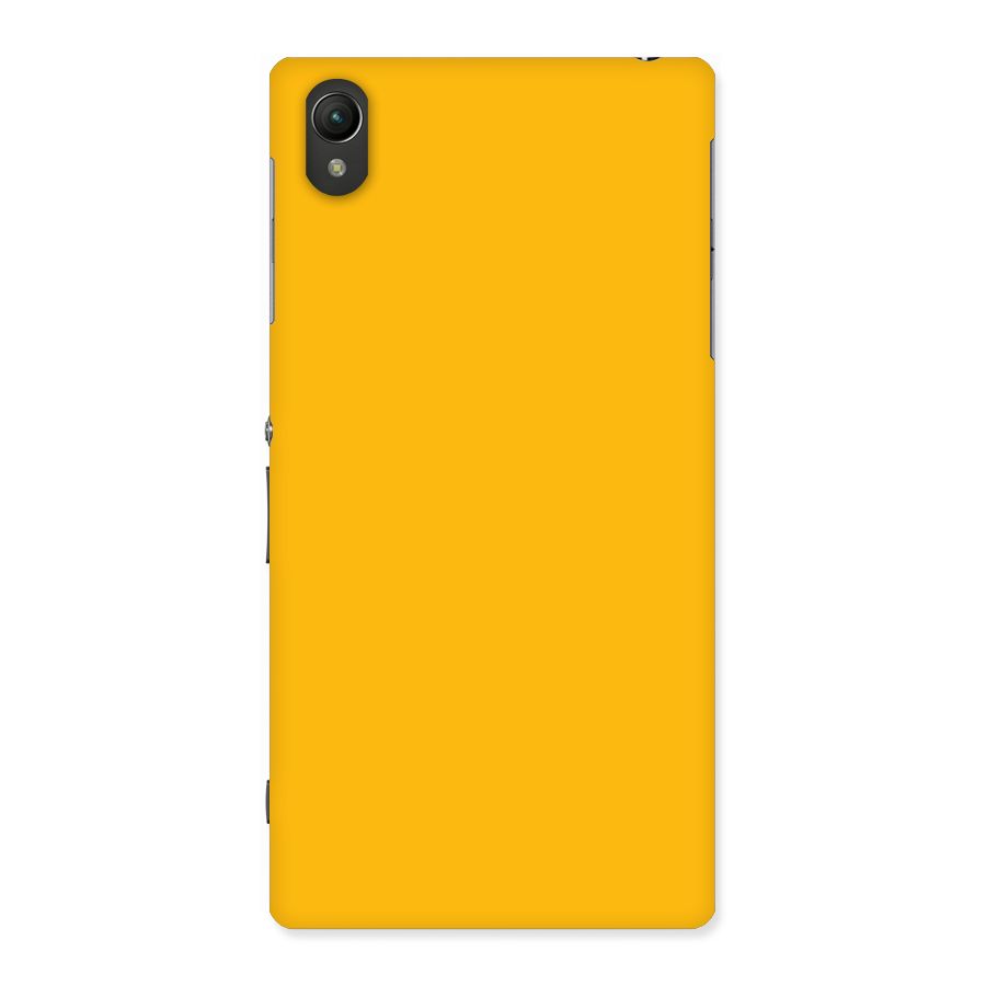 Gold Yellow Back Case for Sony Xperia Z1