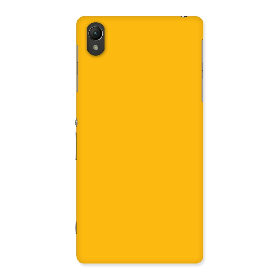 Gold Yellow Back Case for Sony Xperia Z2