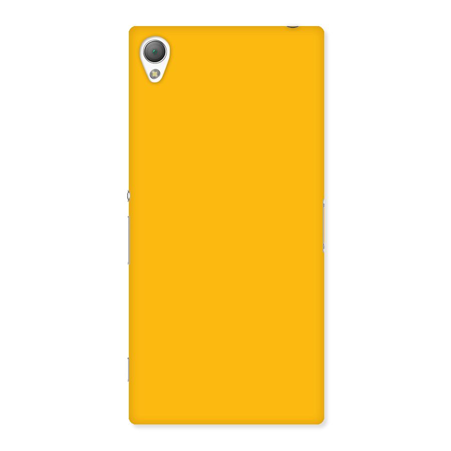 Gold Yellow Back Case for Sony Xperia Z3