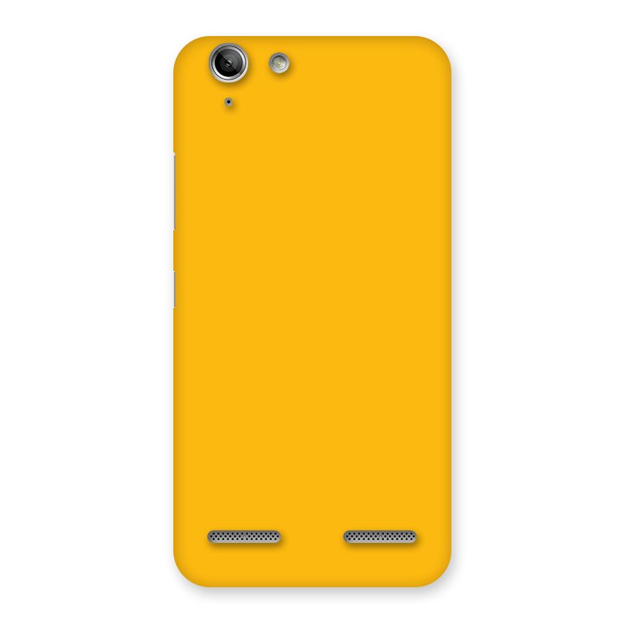 Gold Yellow Back Case for Vibe K5 Plus