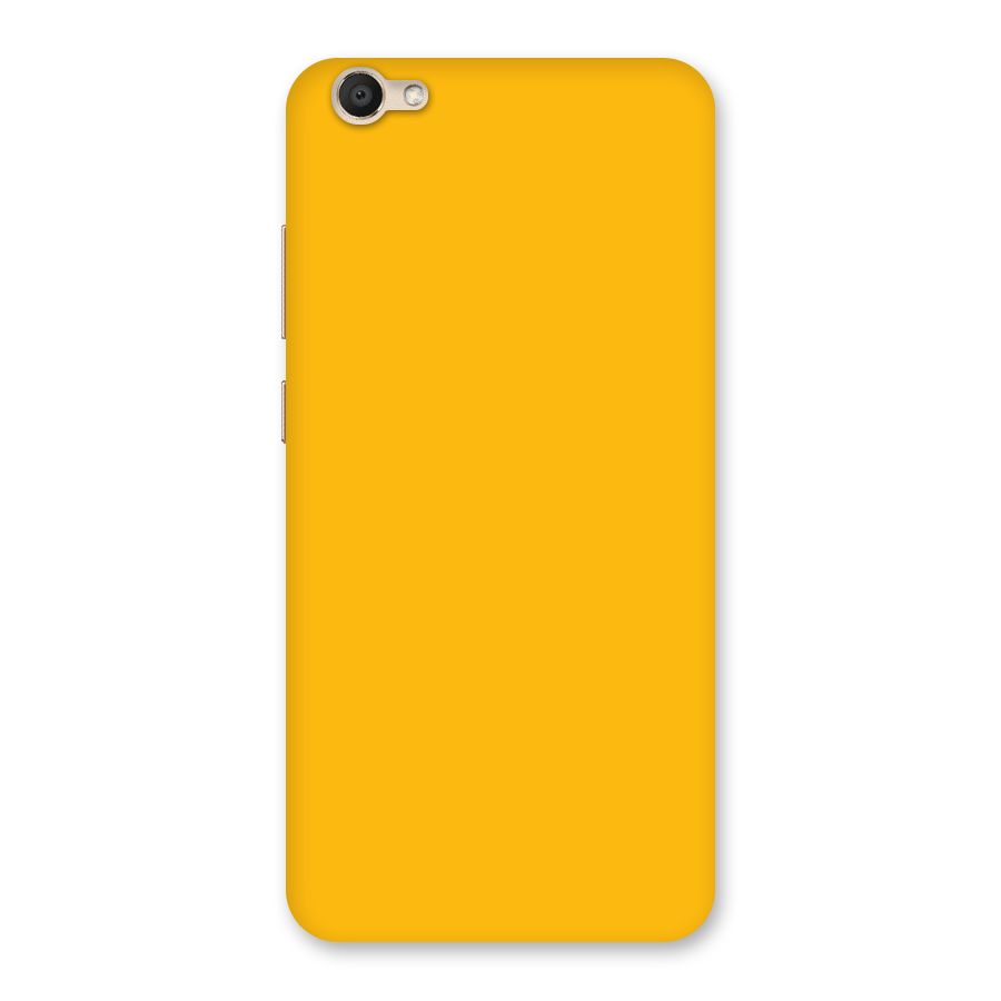 Gold Yellow Back Case for Vivo V5
