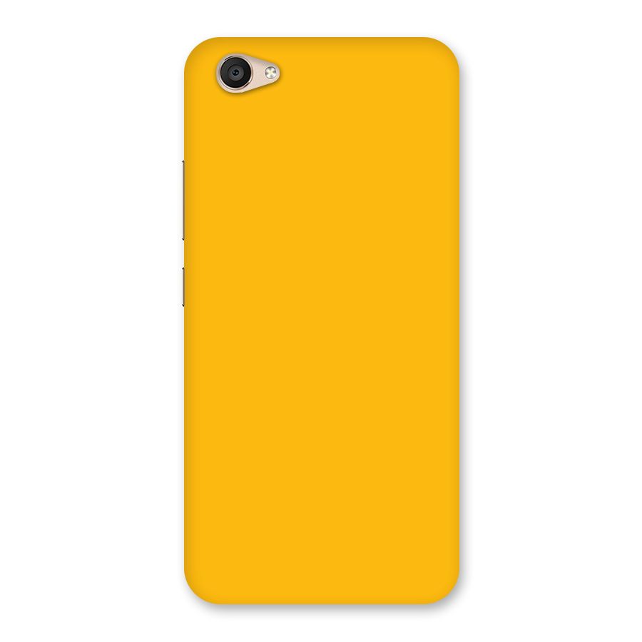 Gold Yellow Back Case for Vivo V5 Plus
