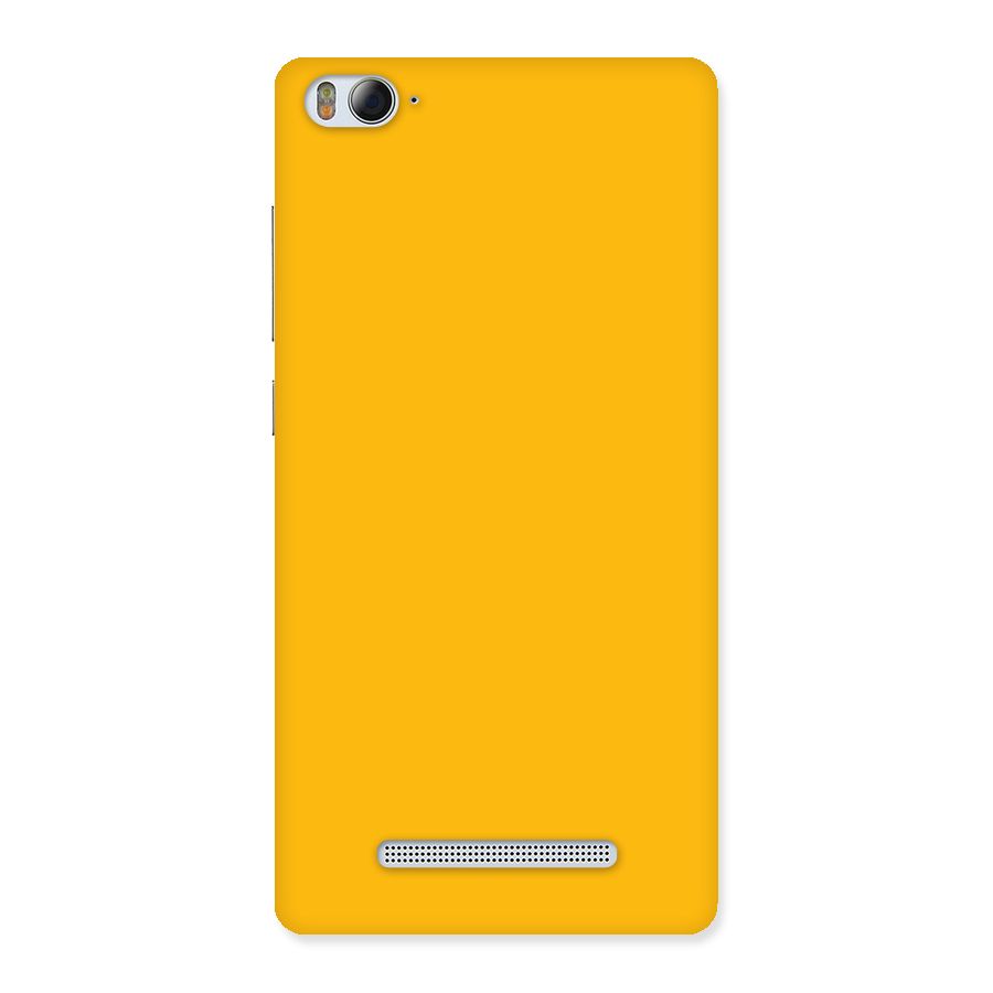 Gold Yellow Back Case for Xiaomi Mi4i