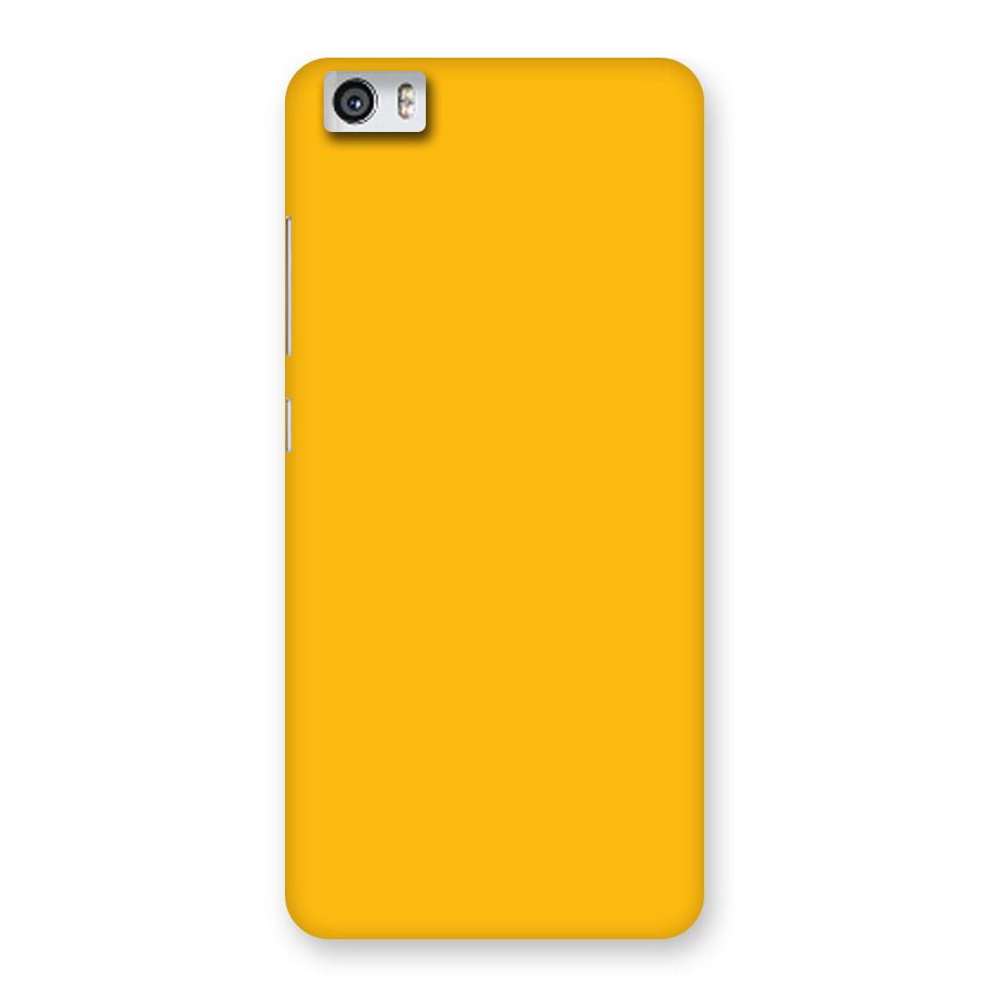 Gold Yellow Back Case for Xiaomi Redmi Mi5