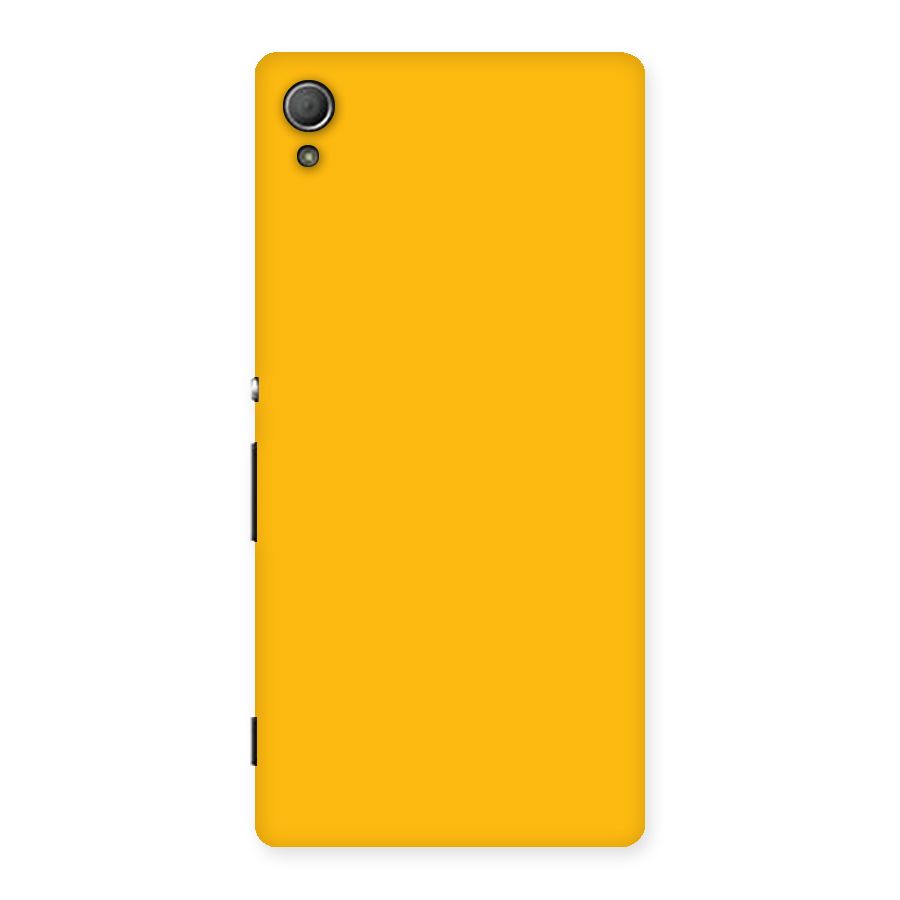 Gold Yellow Back Case for Xperia Z3 Plus