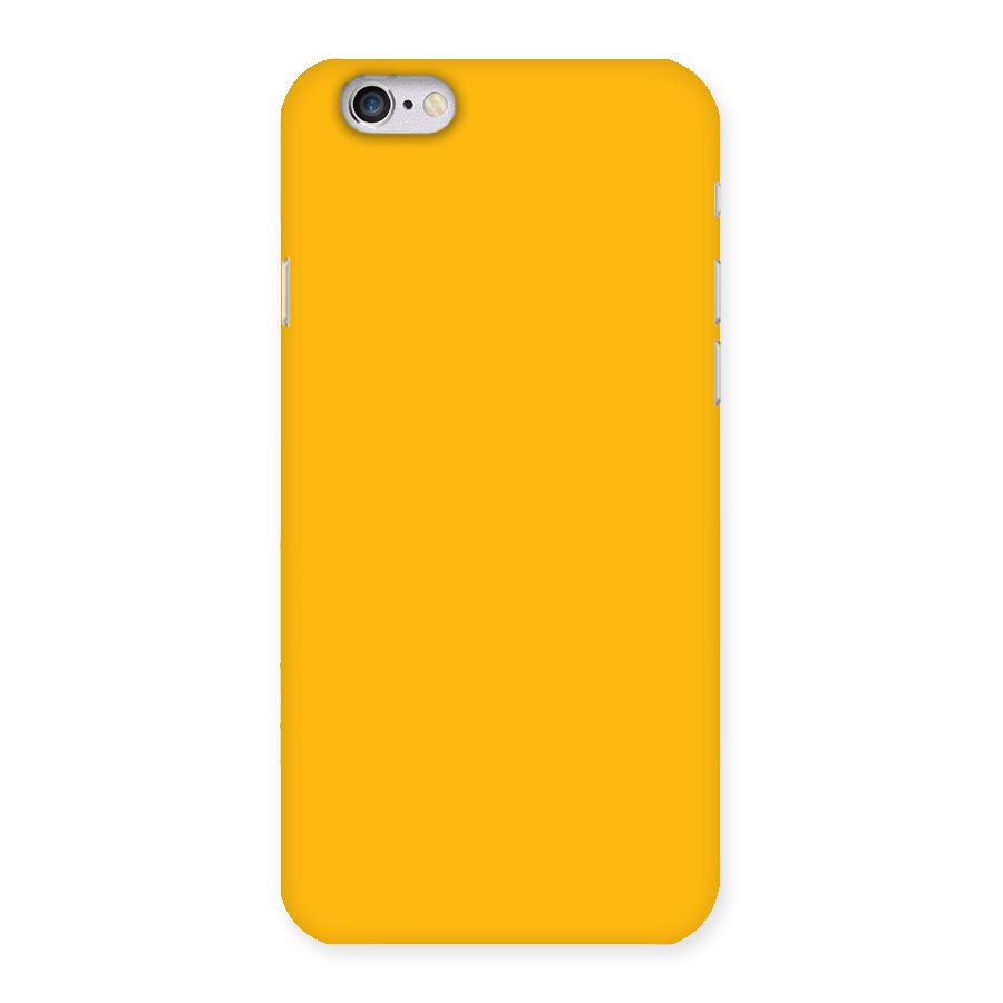 Gold Yellow Back Case for iPhone 6 6S