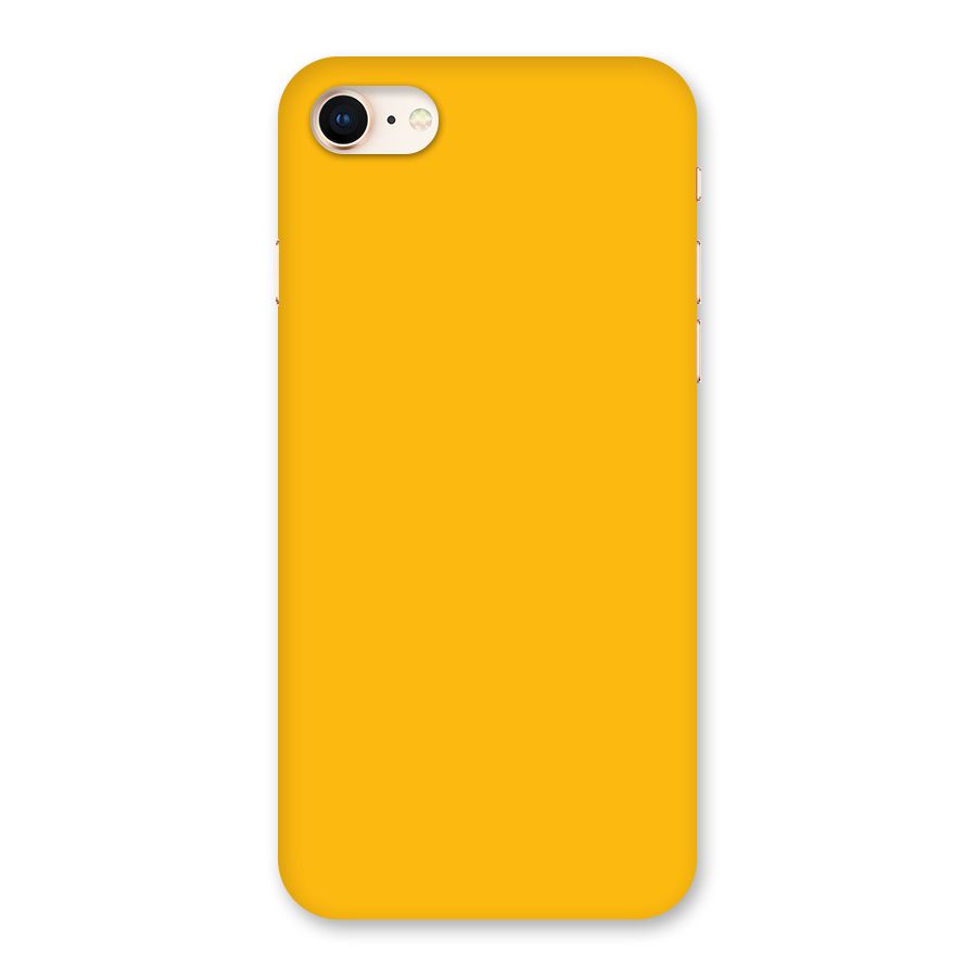Gold Yellow Back Case for iPhone 8