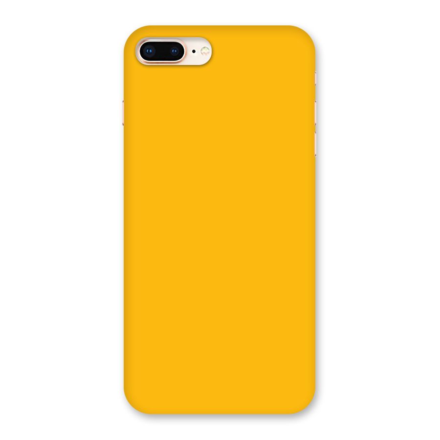 Gold Yellow Back Case for iPhone 8 Plus