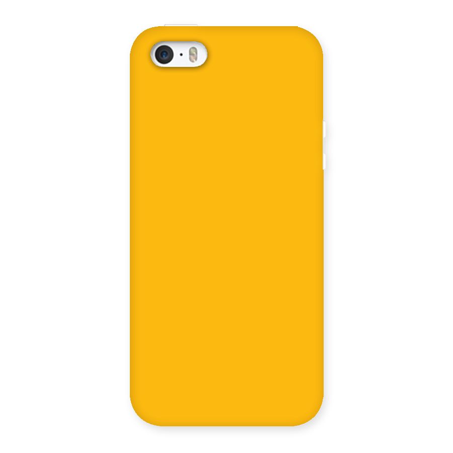 Gold Yellow Back Case for iPhone SE