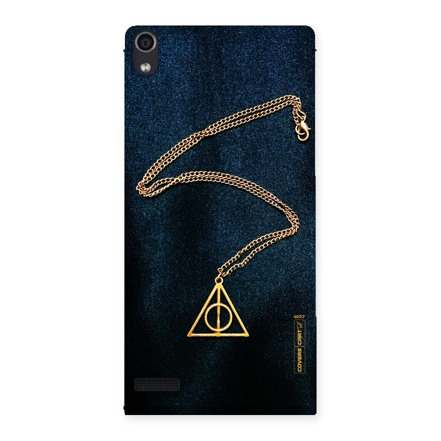 Golden Chain Back Case for Ascend P6