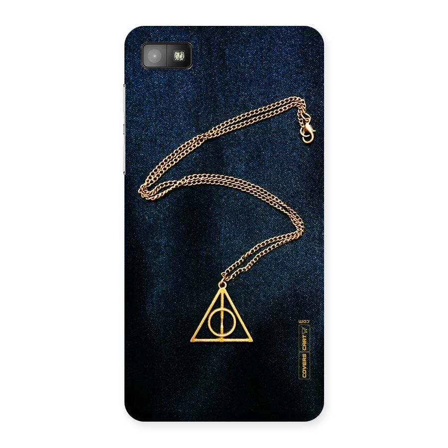 Golden Chain Back Case for Blackberry Z10