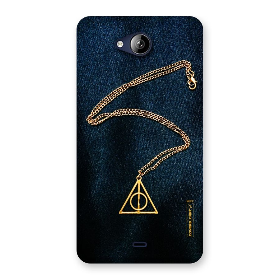Golden Chain Back Case for Canvas Play Q355