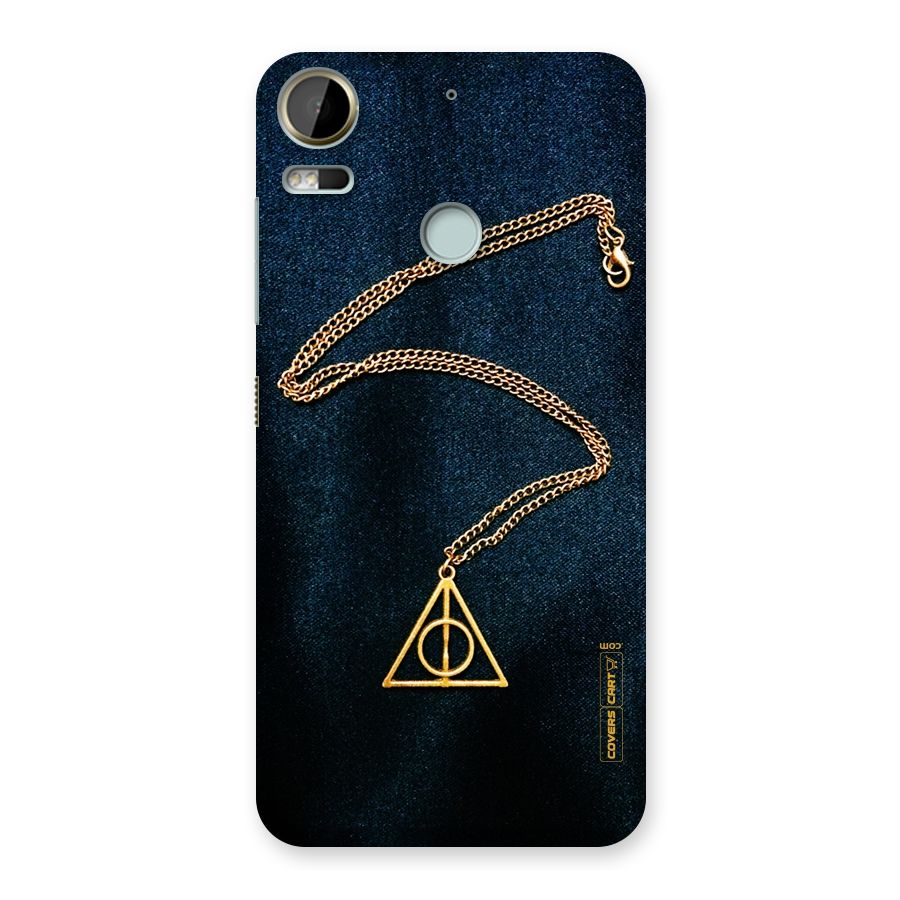 Golden Chain Back Case for Desire 10 Pro