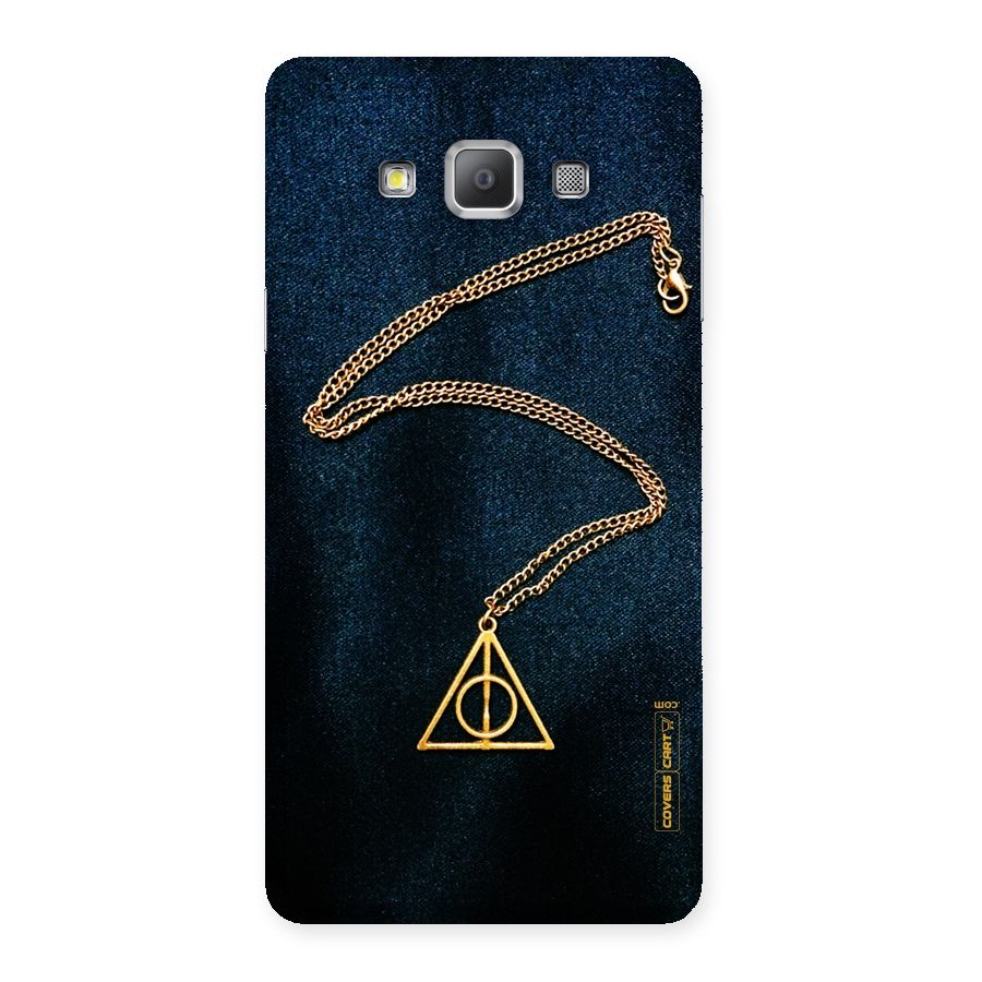 Golden Chain Back Case for Galaxy A7