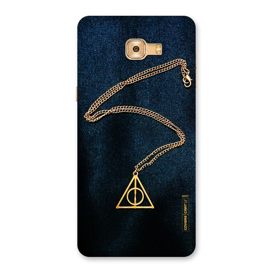 Golden Chain Back Case for Galaxy C9 Pro
