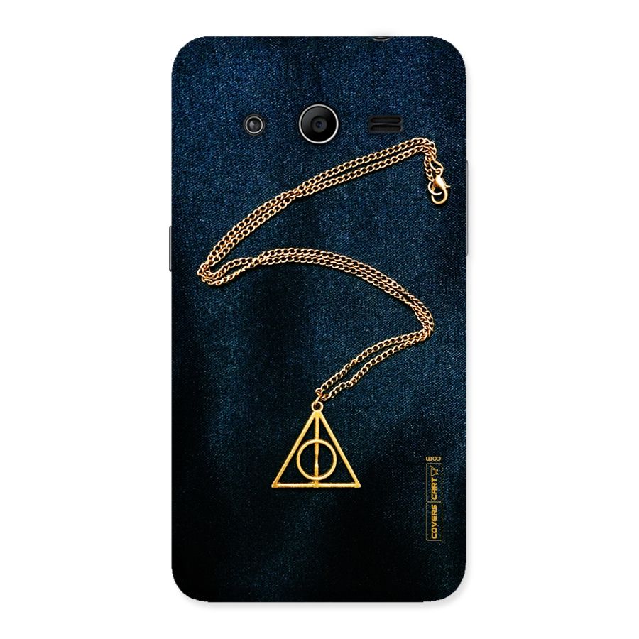 Golden Chain Back Case for Galaxy Core 2