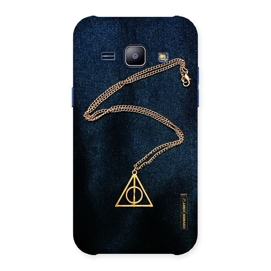 Golden Chain Back Case for Galaxy J1