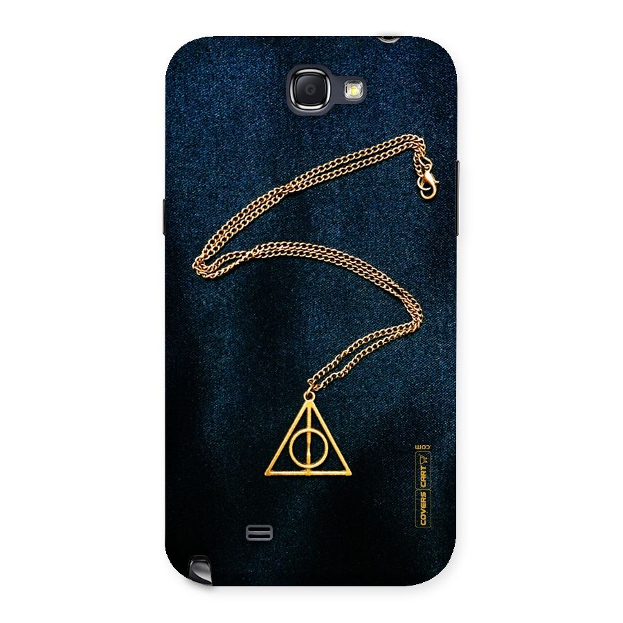 Golden Chain Back Case for Galaxy Note 2