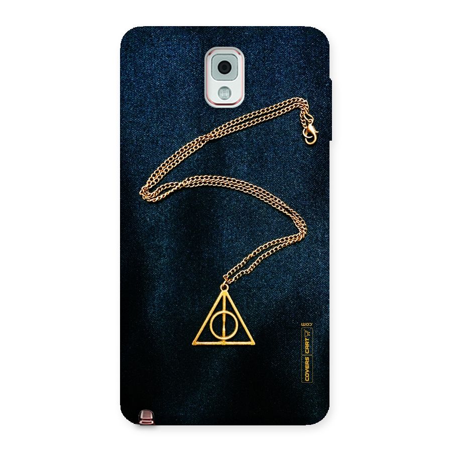 Golden Chain Back Case for Galaxy Note 3